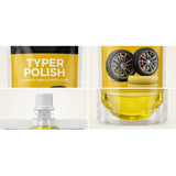 Ultra Tyre Shine & Polish Liquid Pouches (2 pack), 100ML each - protects tires with fresh fruit scent, repels water & dirt for a clean look