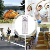 { "alt_text": "Pink BPA-free motivational water bottles set of 3, leakproof hydration tracker for gym fitness lifestyle" }