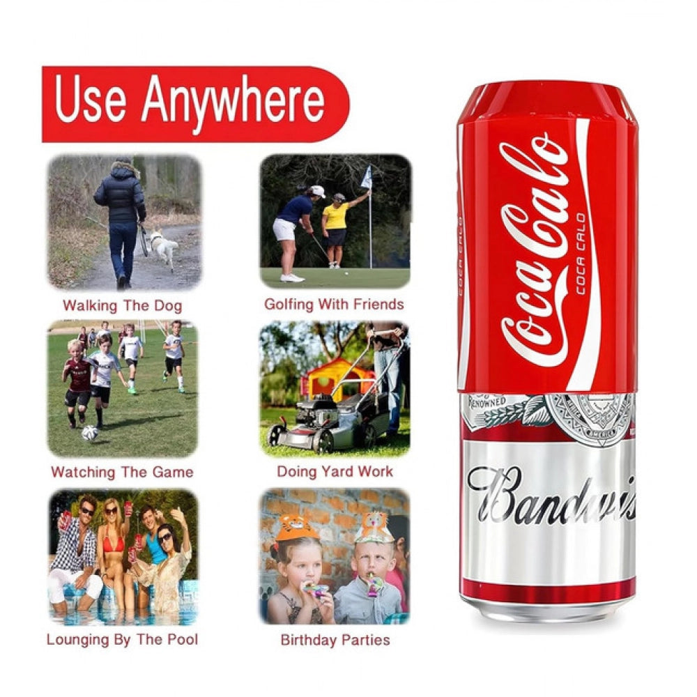 { "alt_text": "Red silicone beer can covers pack of 2, insulating beverage sleeves for parties and picnics, perfect temperature keeper" }