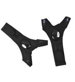 Black polyester LED flashlight gloves with index finger and thumb lights for hands-free outdoor use