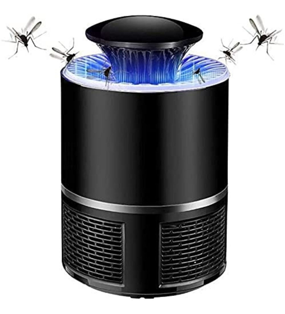 Multicolor UV LED mosquito killer lamp that traps flying insects using eco-friendly, chemical-free technology