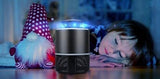 Multicolor UV LED mosquito killer lamp that traps flying insects using eco-friendly, chemical-free technology