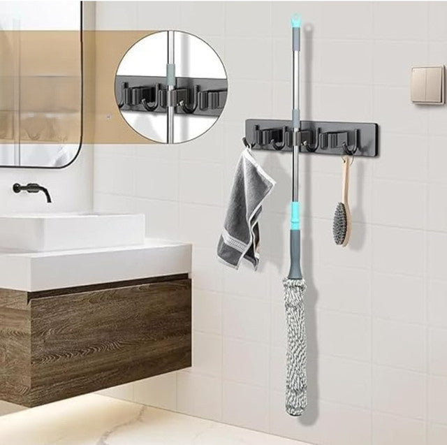 Grey microfiber twist mop for deep cleaning floors, suitable for hardwood, tile, and laminate surfaces