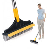 { "alt_text": "Multicolor nylon scrubbing brush set for bathroom tile cleaning, strong deep-cleaning floor scrubber" }