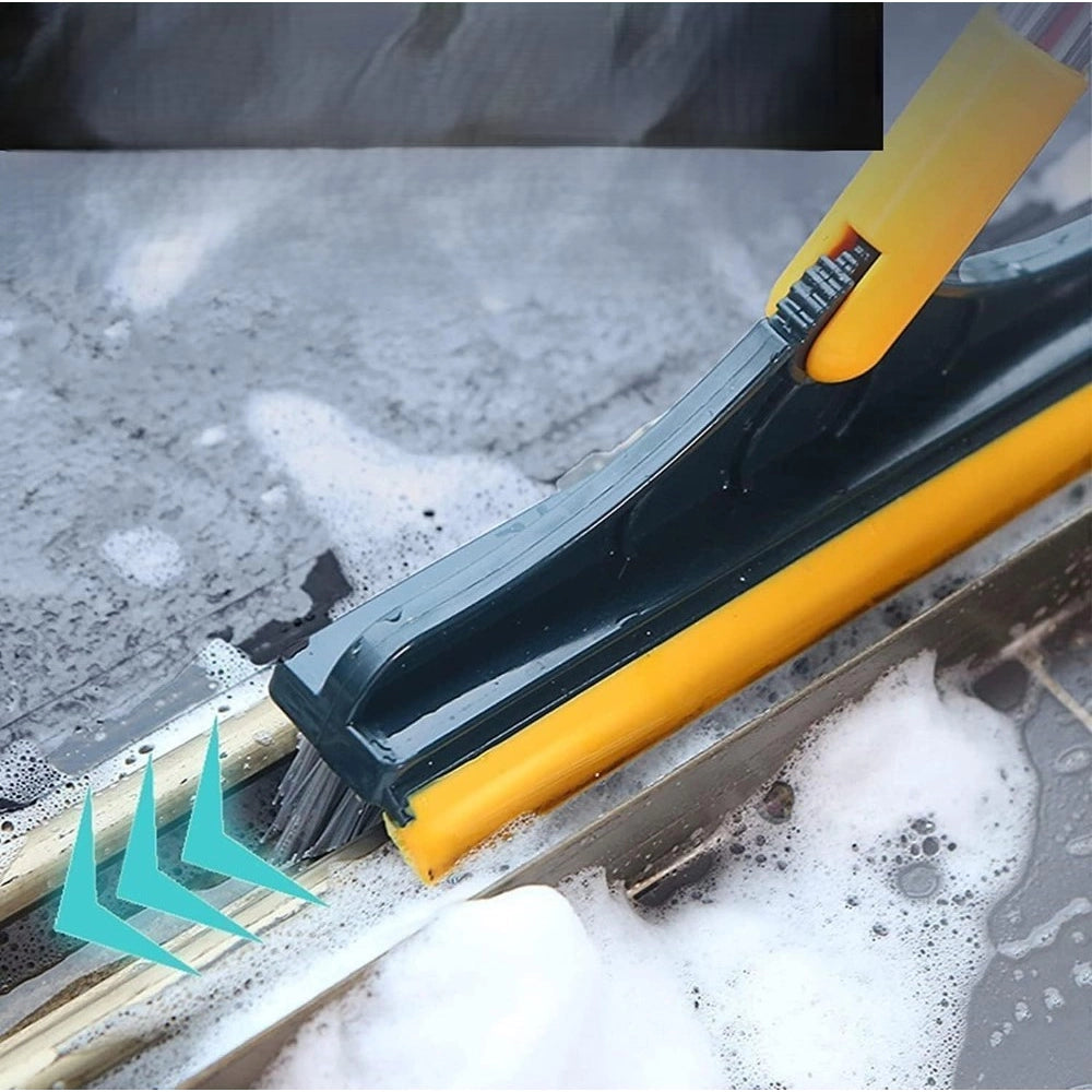 { "alt_text": "Multicolor nylon scrubbing brush set for bathroom tile cleaning, strong deep-cleaning floor scrubber" }