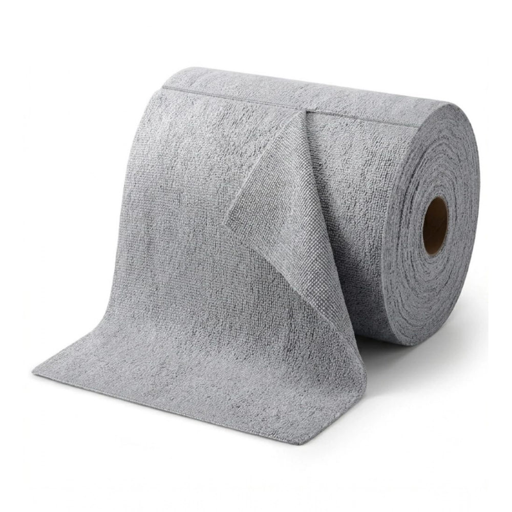 { "alt_text": "Grey microfiber cleaning cloths set of 20 reusable household towels for kitchen car dust removal" }