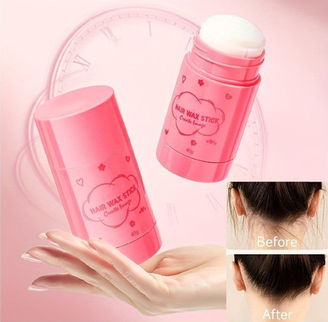Multicolor hair wax stick for styling baby hairs and controlling flyaways for a sleek, non-greasy look