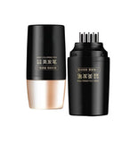 Black hair color pen stick with built-in comb for temporary root and hairline touch-ups for men and women