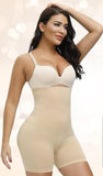 Beige high waist tummy tucker shapewear providing firm compression and seamless support for a slimmer silhouette