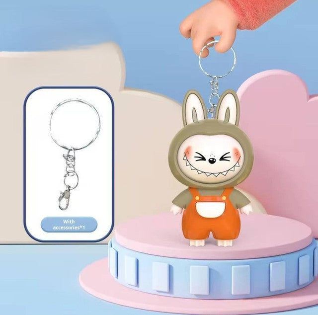 Labubu Face Changing Keychain (Multicolor)