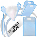 { "alt_text": "Multicolor plastic file folder organizer, large 13 compartment document storage solution for office school home use" }