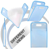 Multicolor plastic A4 file folder organizer with 13 expandable compartments for office and school use