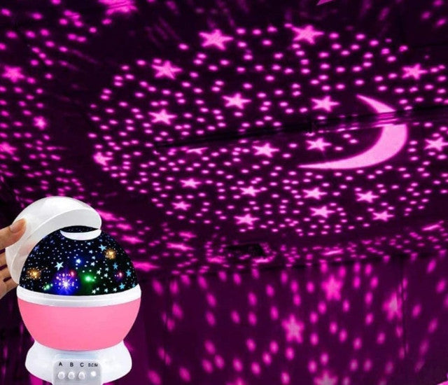 Multicolor astronaut galaxy projector with 4 dynamic light modes, dimming control, and built-in timer for room decor