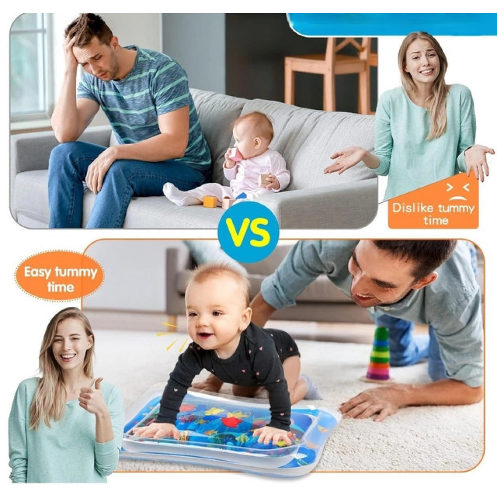 { "alt_text": "Multicolor BPA-free play mat set for infants, durable sensory toy for motor skill development" }