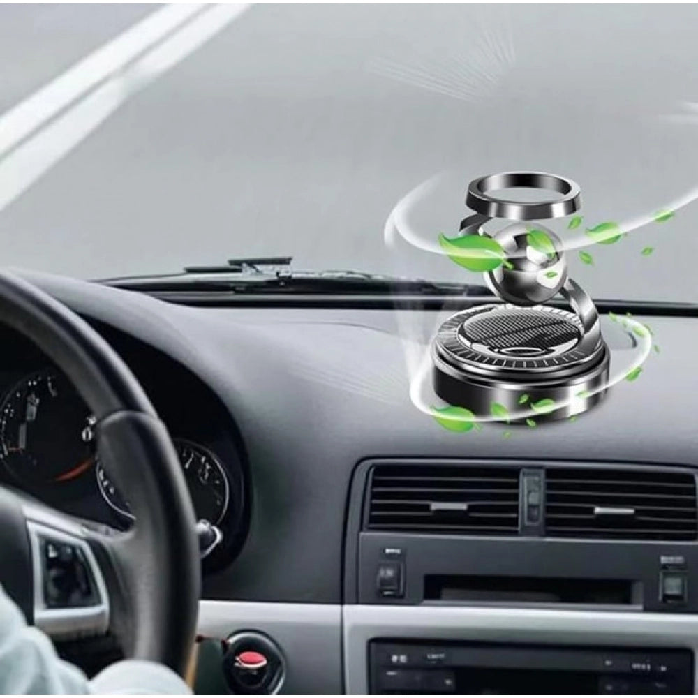 { "alt_text": "Multicolor plastic solar air freshener for cars, diffusing fragrance with sunlight, stylish car decor" }