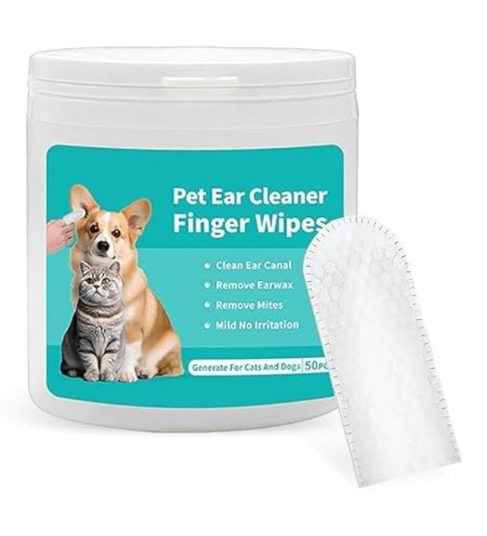 Pet Ear Cleaning Wipes (White)
