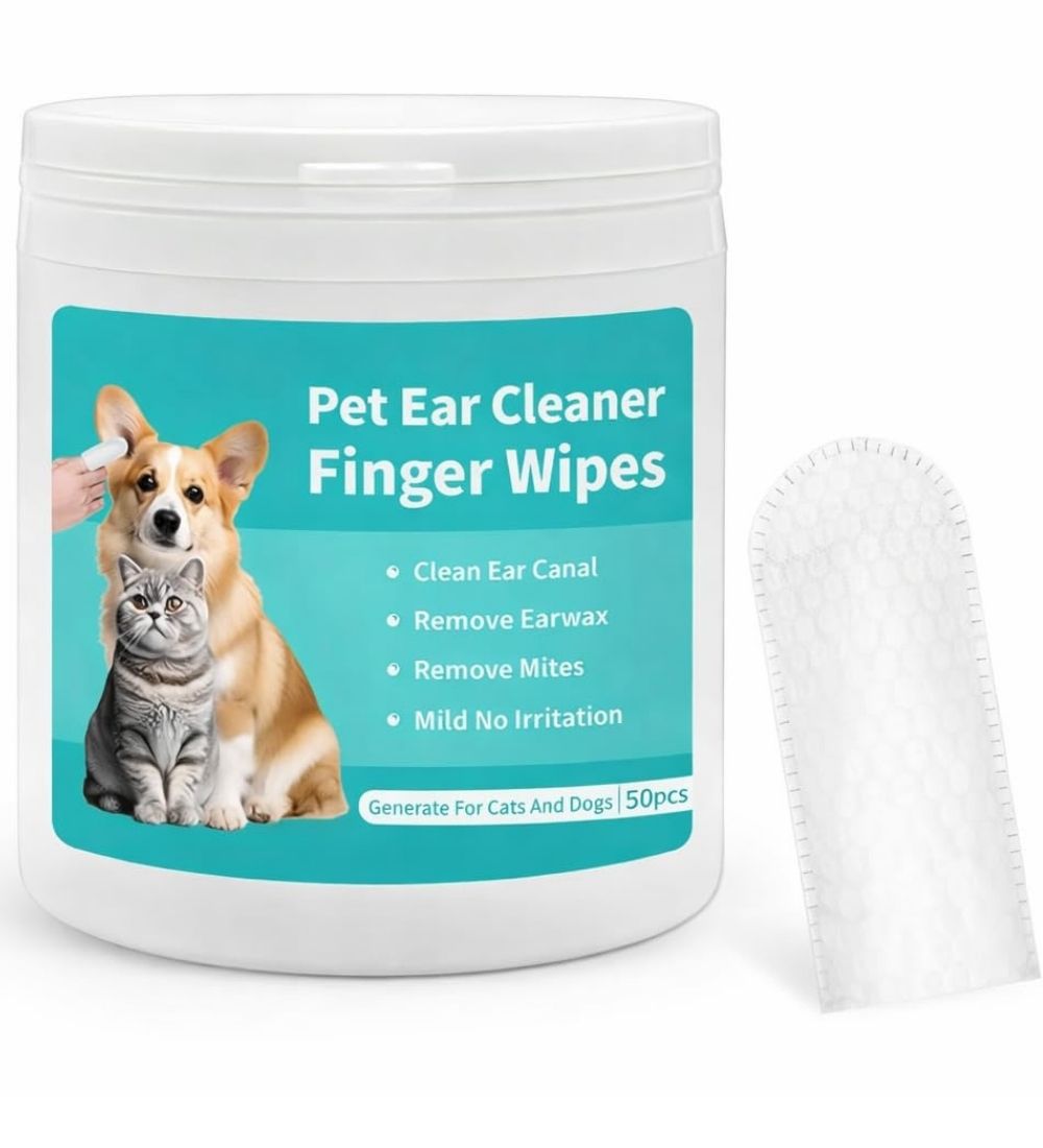 Pet Ear Cleaning Wipes (White)