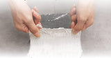 Silver aluminium waterproof foil tape for sealing pipes, tanks, and roof leaks in residential and industrial settings