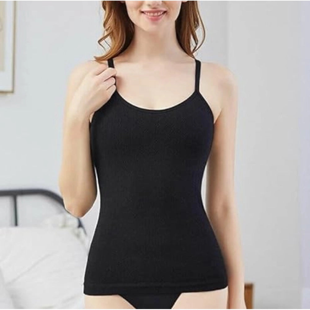 Black wool-blend thermal top warmer, soft fleece lining for warmth and comfort during cold winter days. Ideal as base layer or standalone for casual wear, travel, or daily use. Fits most body types comfortably, easy to wash and maintain for long-lasting use