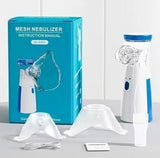 Multicolor mini portable mesh nebulizer machine with 10 ml detachable medicine chamber for easy use