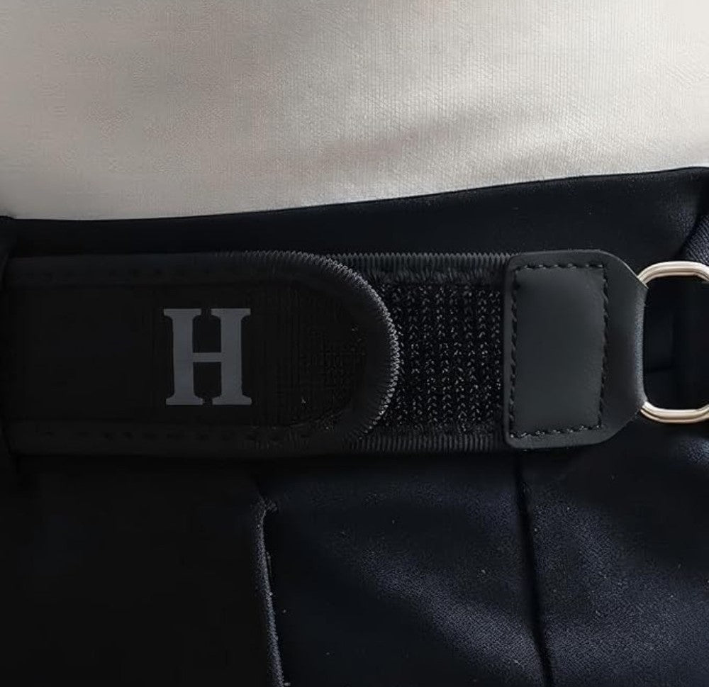 Buckle Less Belt Pair (Black)