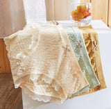 Multicolor cotton high waist full coverage briefs with lace detailing for comfortable daily wear