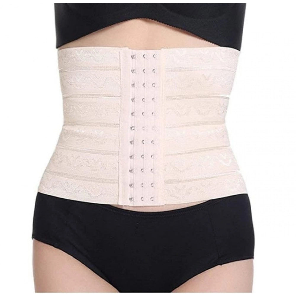 { "alt_text": "Beige skin material tummy belt shapewear undergarments for slimming support" }