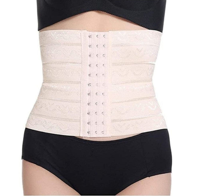 Beige breathable tummy control shapewear undergarment for slimming and waist shaping