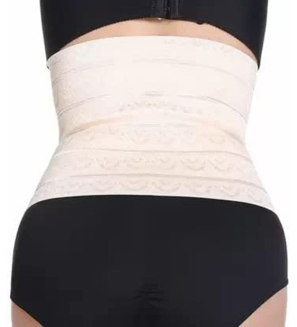 Beige breathable tummy control shapewear undergarment for slimming and waist shaping