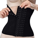 Black tummy control shapewear undergarment designed for slimming and waist contouring support