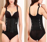 Black tummy control shapewear undergarment designed for slimming and waist contouring support