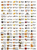 Pack of 2 Kitchen Masala Sticker (Multicolor)