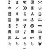{ "alt_text": "Black vinyl switch board stickers for electrical appliance labels, organizing home office kitchen decor" }