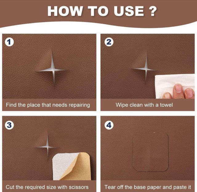 Leather Repair Patch (Brown)