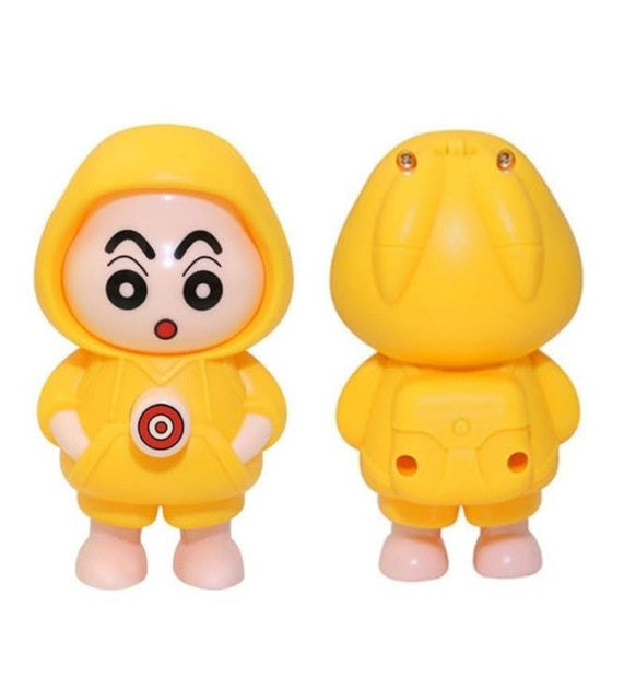 Yellow Shinchan character keychain featuring playful expressions for keys or bags