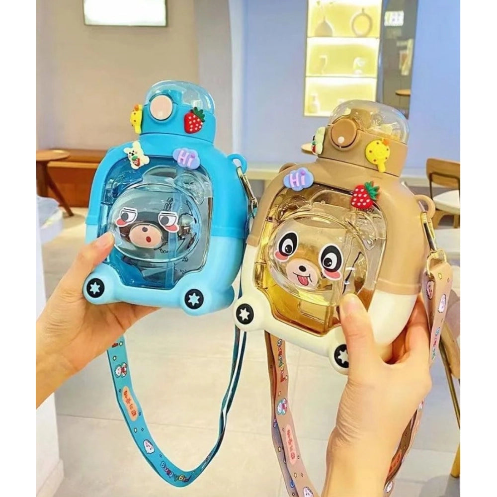 { "alt_text": "Multicolor PC & PP baby bottle 960 ML, cartoon animal design water bottle for school kids" }