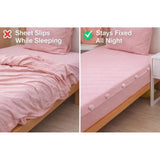 { "alt_text": "Pink blue metal duvet clips set of 10 sheet fasteners for keeping blankets and comforters in place" }