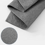Black microfiber cleaning cloth set, streak-free and lint-free for glass, mirrors, and stainless steel surfaces
