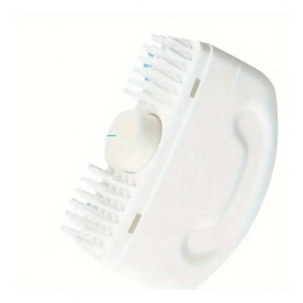 { "alt_text": "White nylon shoe cleaning brush set for sneaker stain removal, deep cleaning sports shoes" }