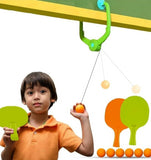 Green adjustable table tennis ball trainer for improving catching skills and eye-hand coordination