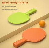 Green adjustable table tennis ball trainer for improving catching skills and eye-hand coordination