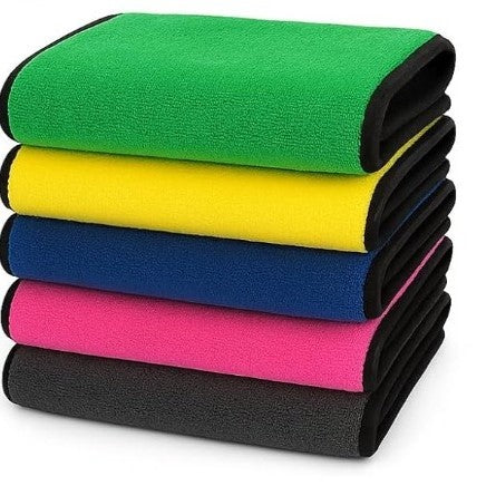 Pack of 2 Microfiber Car Cleaning Towel (Multicolor)
