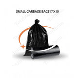 Pack of 10 Biodegradeable Vegetable-Paper 17 x 19 Inches Garbage Bag (Black)
