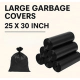 Pack of 5 Biodegradeable Vegetable-Paper 25 x 30 Inches Garbage Bag (Black)