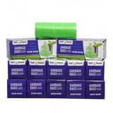Pack of 12 Biodegradeable Vegetable-Paper 17 x 19 Inches Garbage Bag (Green)