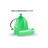 Pack of 12 Biodegradeable Vegetable-Paper 17 x 19 Inches Garbage Bag (Green)