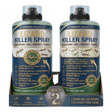 { "alt_text": "Fresh fruit liquid spray bottles for lizard control, 100 ML pack of 2, home pest repellent" }