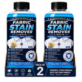 { "alt_text": "White liquid fabric stain remover bottles, 100 ML each, for fresh fruit scented stain removal" }