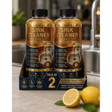{ "alt_text": "Fresh fruit sink cleaner gel bottles, pack of 2, 100 ML, liquid bathroom cleaning product for removing buildup" }