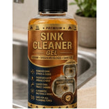 { "alt_text": "Fresh fruit sink cleaner gel bottles, pack of 2, 100 ML, liquid bathroom cleaning product for removing buildup" }